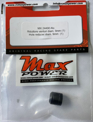 Max Power 24490 Aluminum Venturi 9mm Diameter for .21 Engines