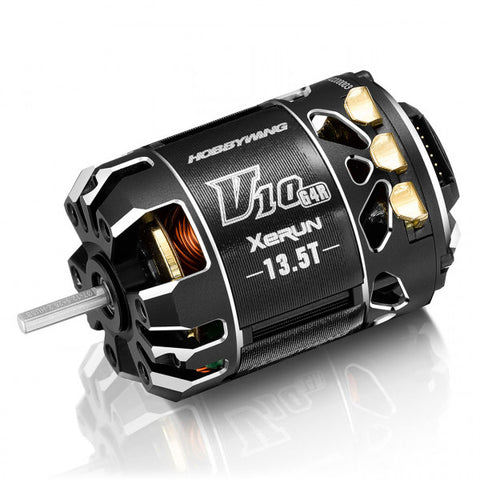 Hobbywing Xerun V10 Brushless Motor G4R (2-3s) 13.5T Sensored for 1:10